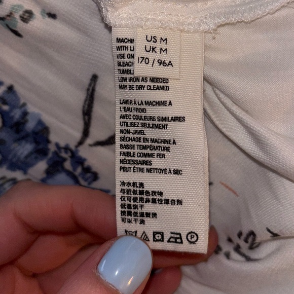 Free People Positano Printed Peasant Top - Picture 6 of 9